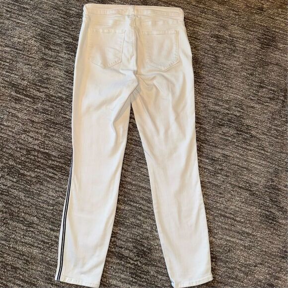 L’agence Women's White Skinny Jeans Size 29 Stretch Denim Contemporary - Picture 4 of 13